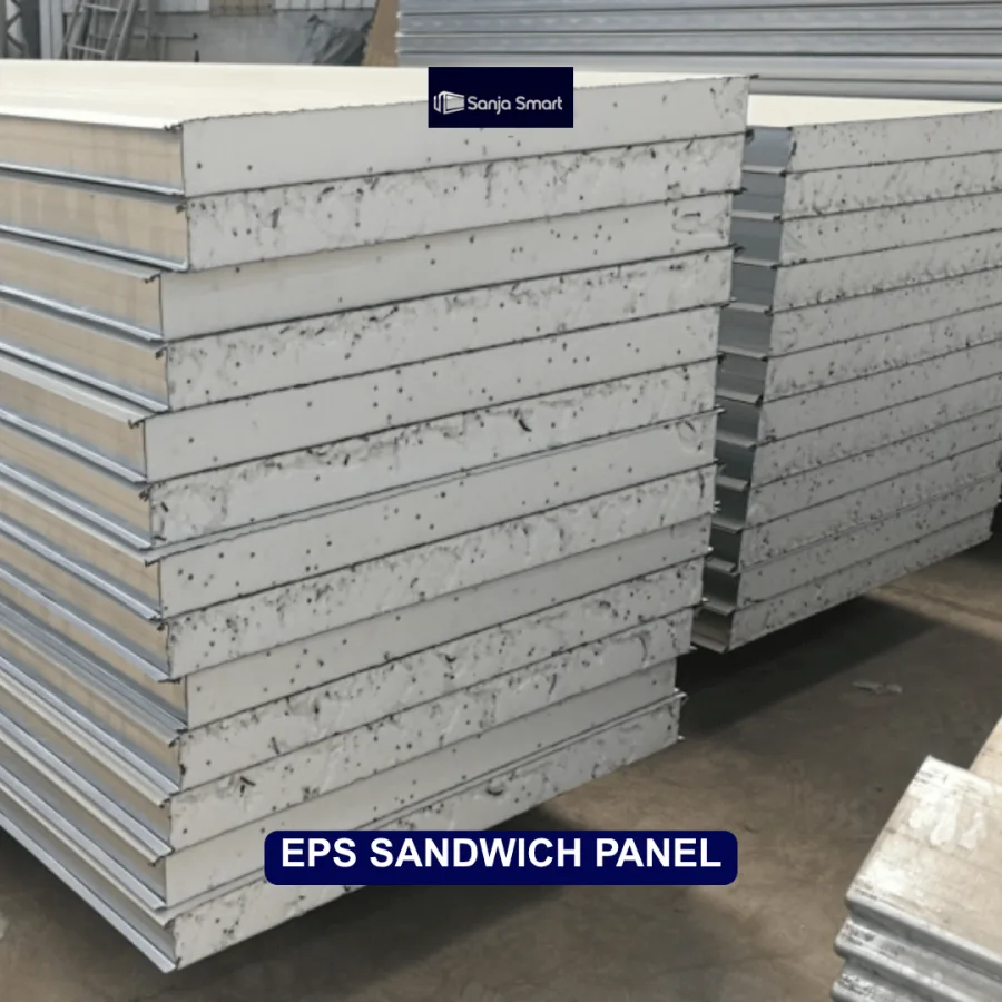 Painel sanduíche de EPS na fábrica